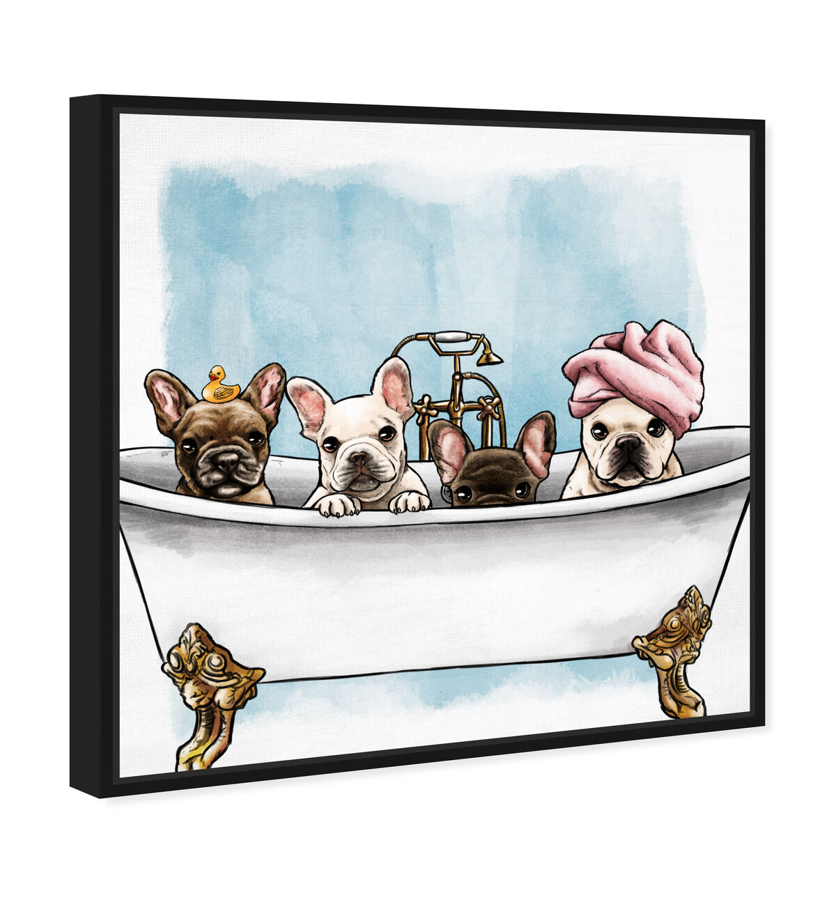 Frenchies In The Tub