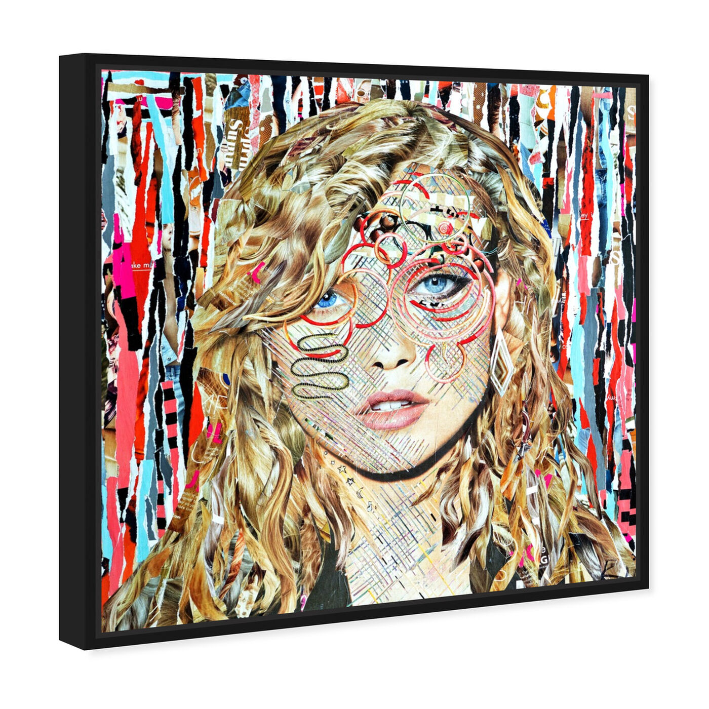 Angled view of Blondie by Katy Hirschfeld featuring fashion and glam and portraits art.