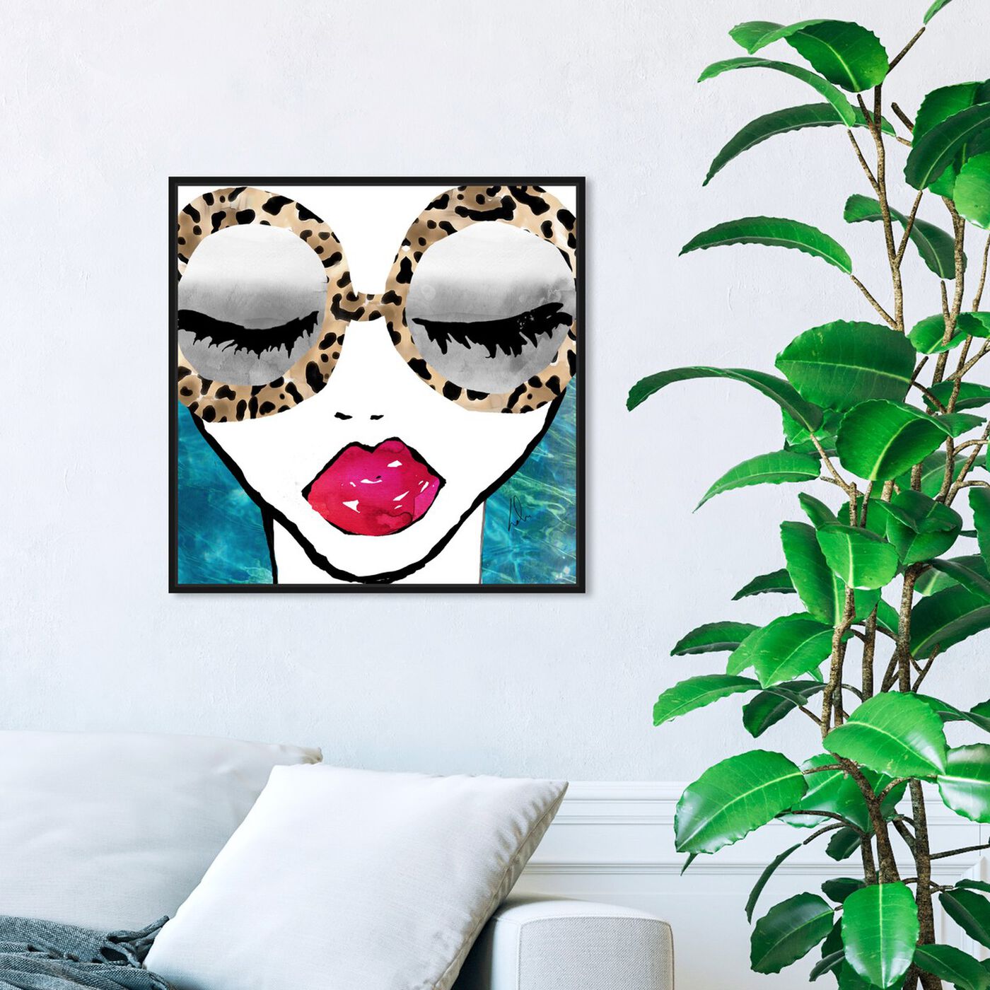 Hanging view of Ready For the Sea-CUSTOM featuring fashion and glam and portraits art.