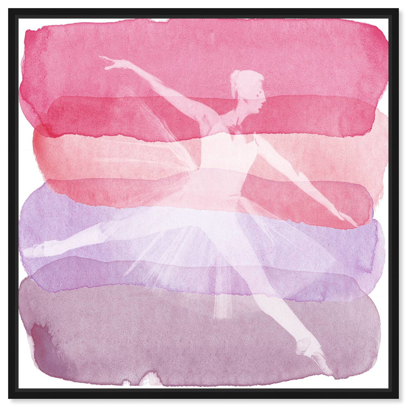 Front view of Petal Ballerina One featuring sports and teams and ballet art.