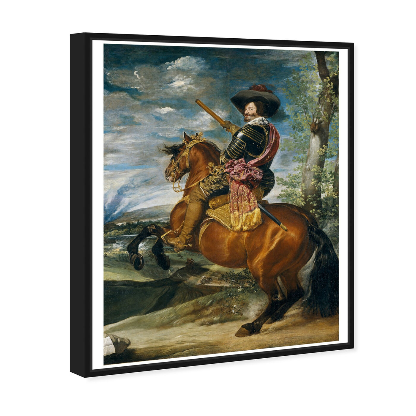 Angled view of Velazquez - Count Duke of Olivares featuring classic and figurative and renaissance art.
