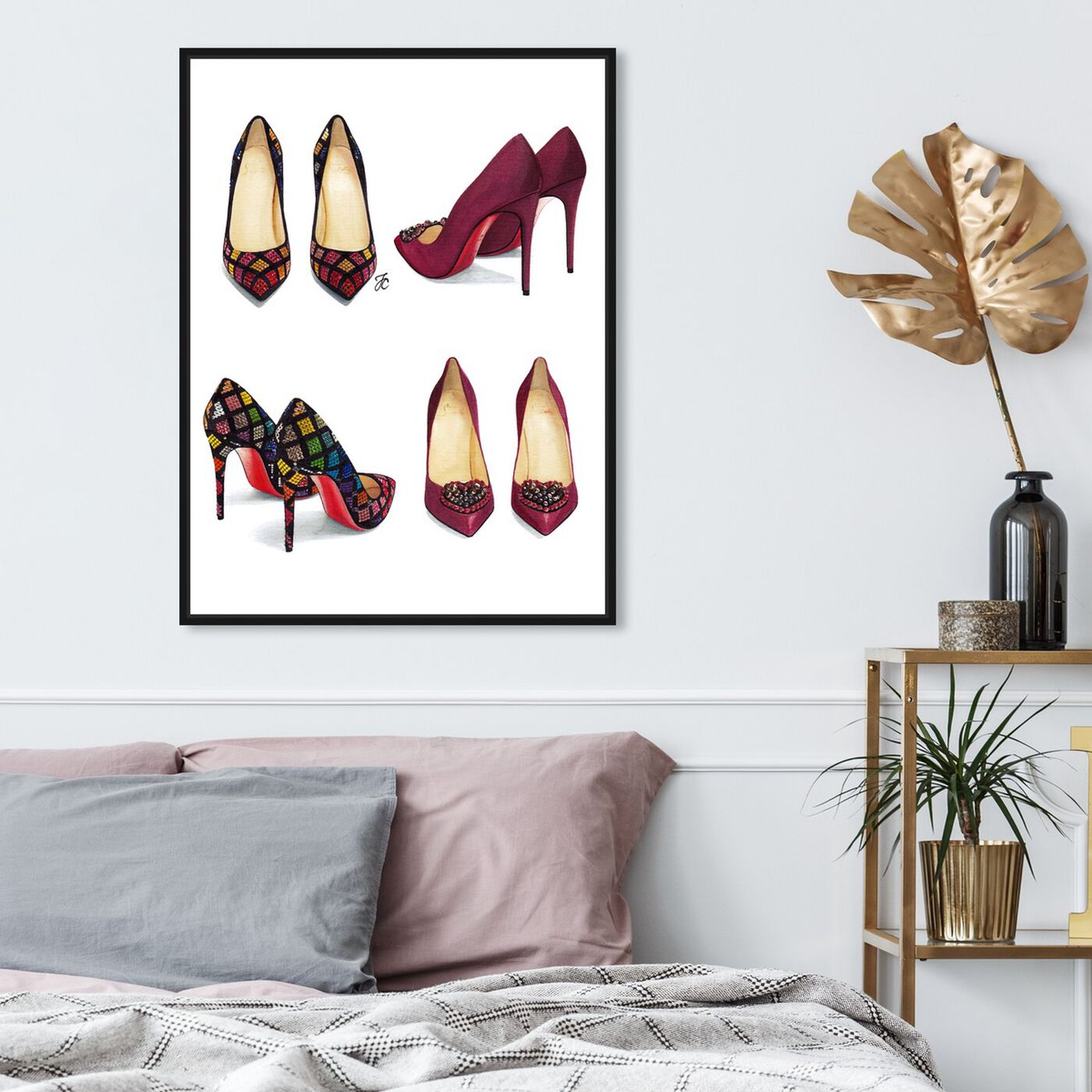 Hanging view of Doll Memories - My Shoe Closet featuring fashion and glam and shoes art.
