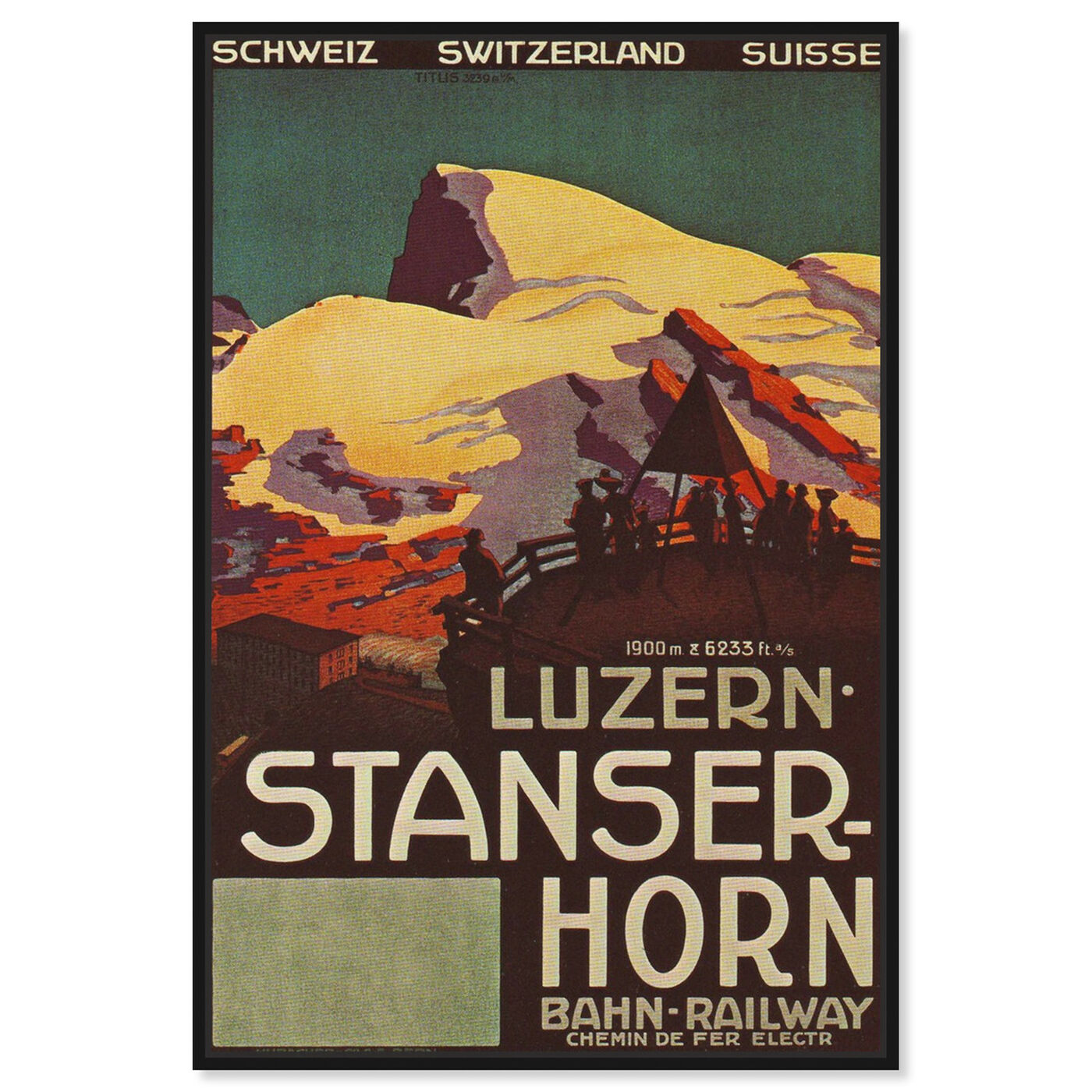 Front view of Stanser Horm featuring advertising and posters art.