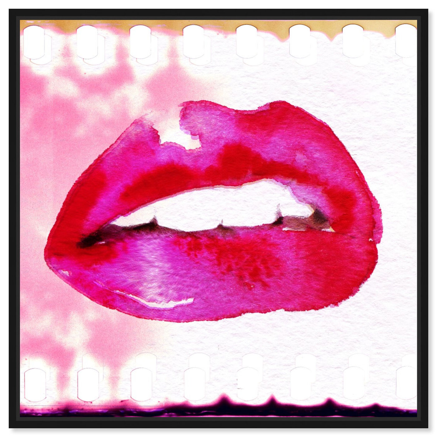 Front view of So Kiss Me featuring fashion and glam and lips art.