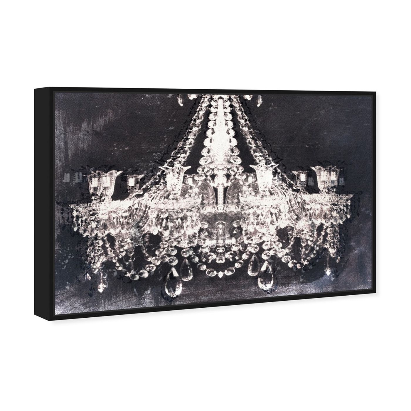 Angled view of Dramatic Entrance Night featuring fashion and glam and chandeliers art.