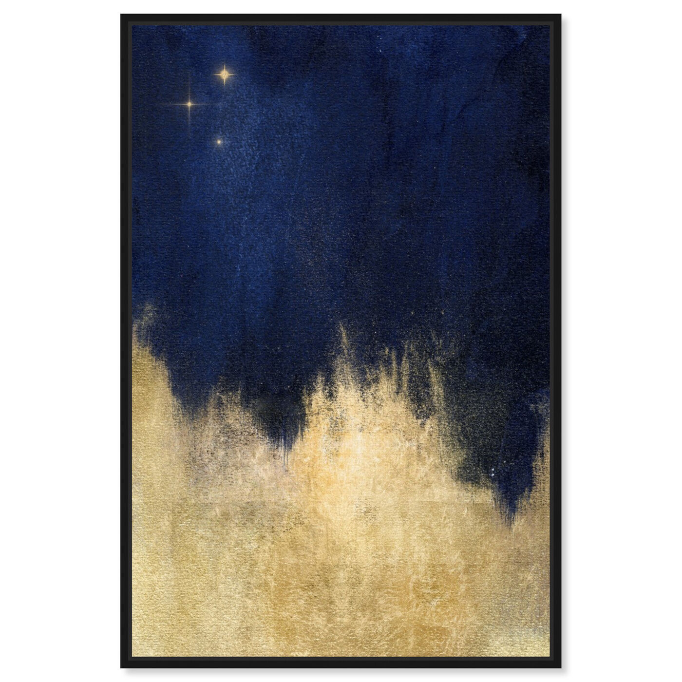 Front view of Stars at Midnight featuring abstract and paint art.