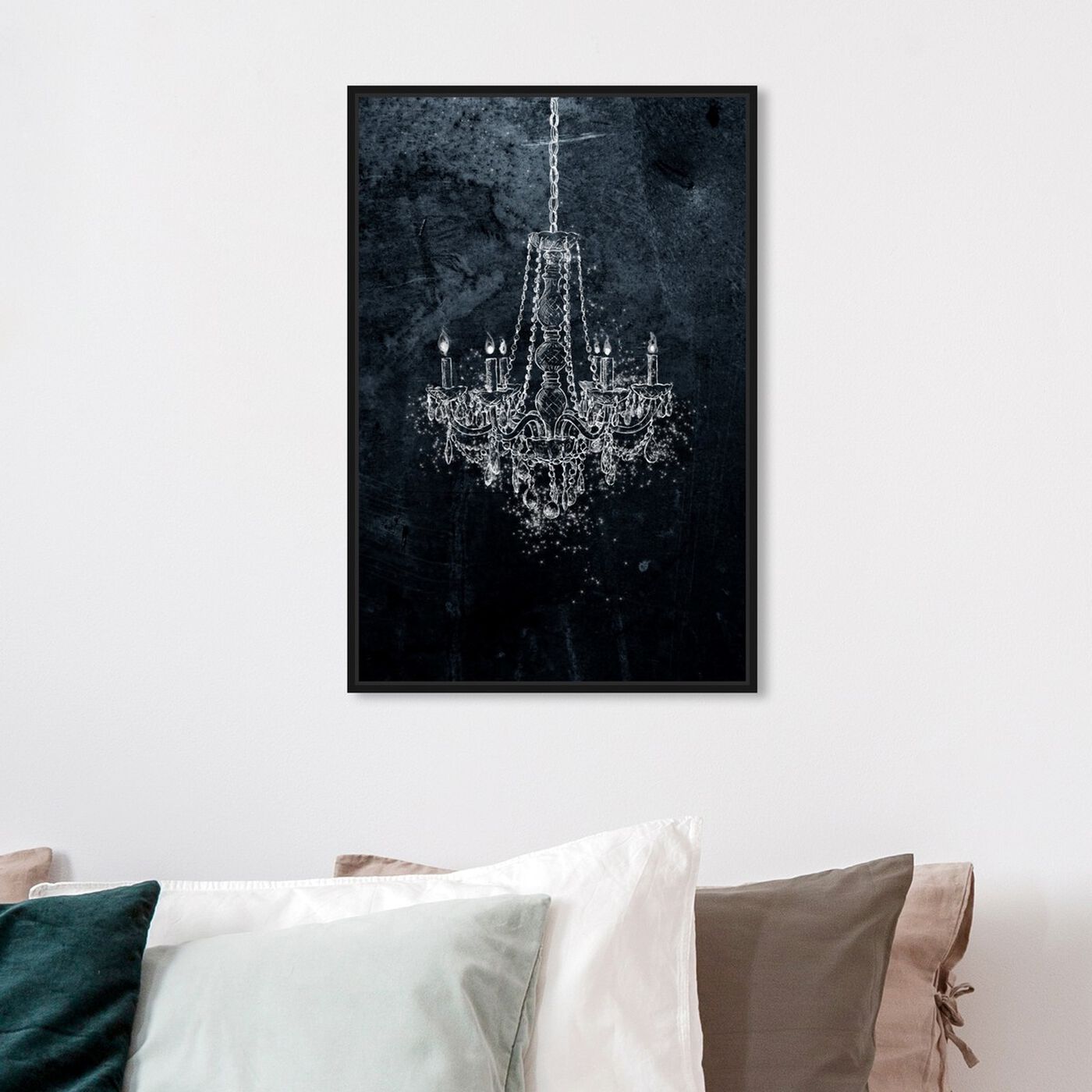 Hanging view of Silver Dream featuring classic and figurative and french décor art.