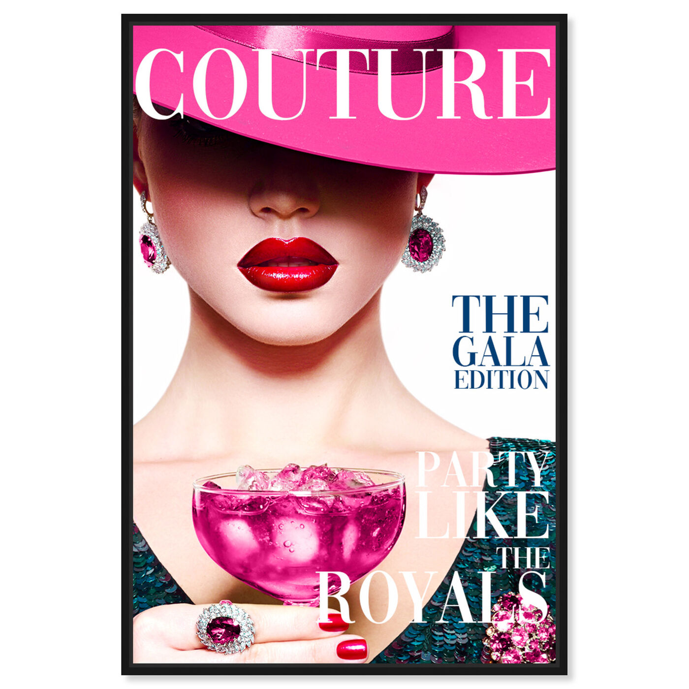 Front view of Cover Fashion Couture II featuring fashion and glam and makeup art.