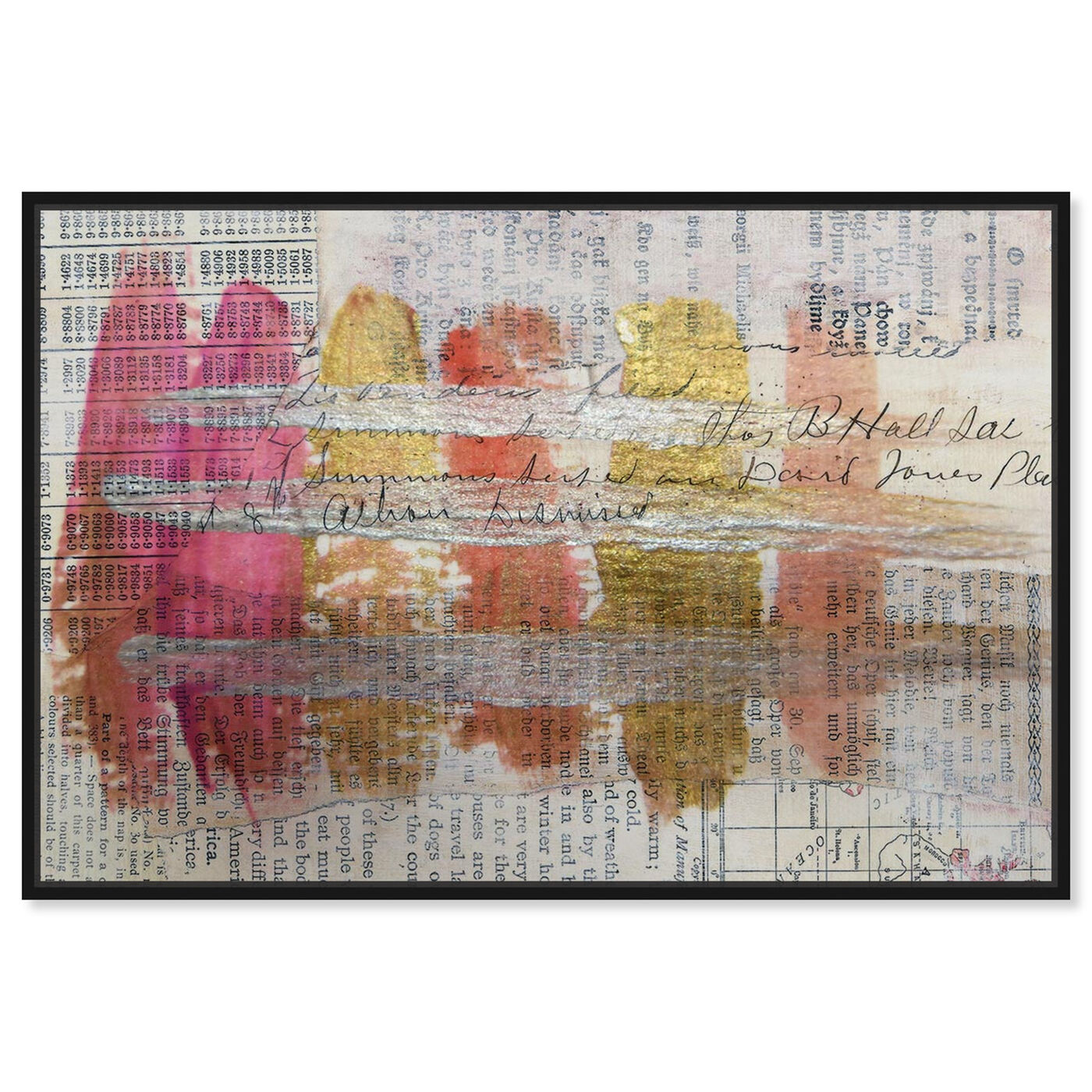 Front view of Coral Lipstick - Signature Collection featuring abstract and watercolor art.