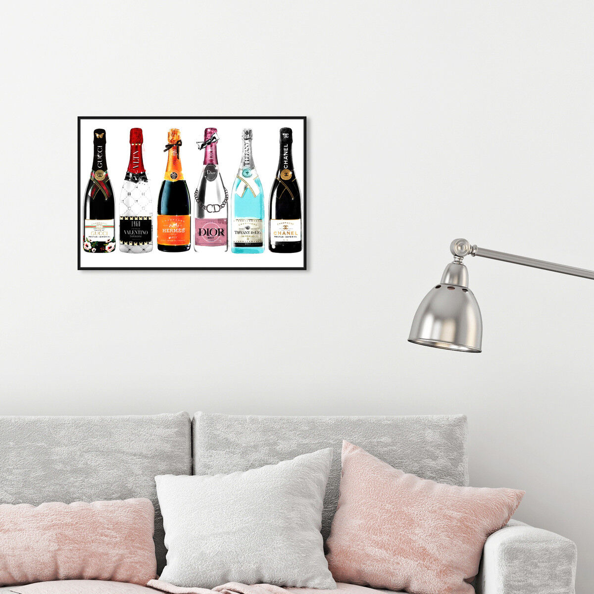 Fashion Champagne Galore | Fashion and Glam Wall Art by Oliver Gal