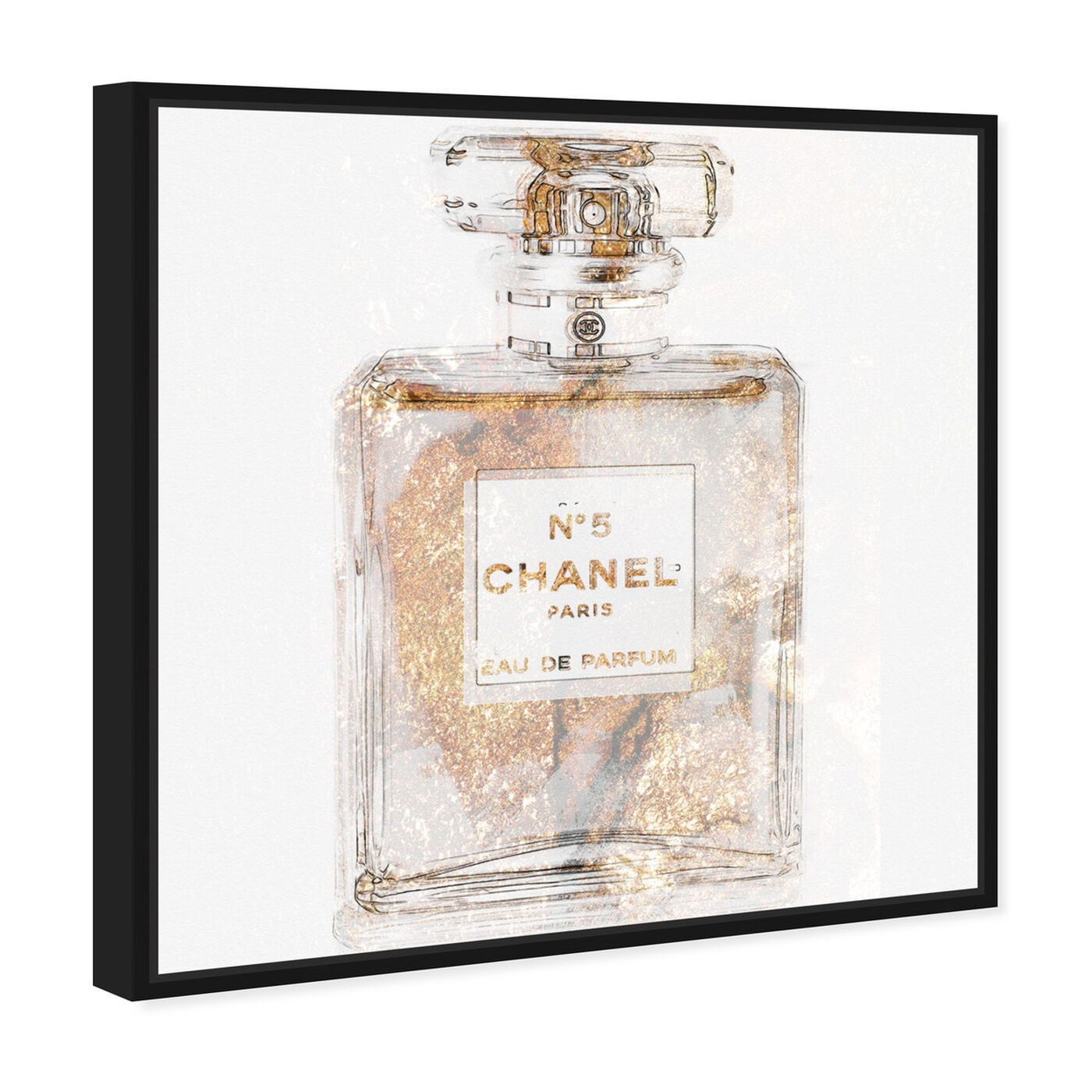 Angled view of Basenote is Champagne featuring fashion and glam and perfumes art.