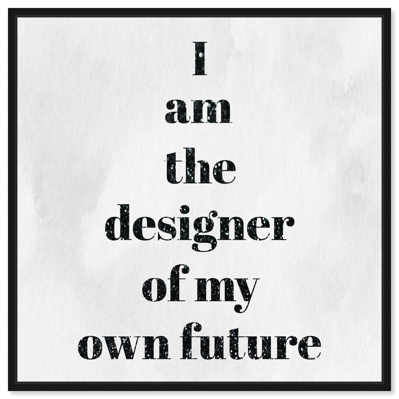 Front view of Designer of my future featuring typography and quotes and motivational quotes and sayings art.