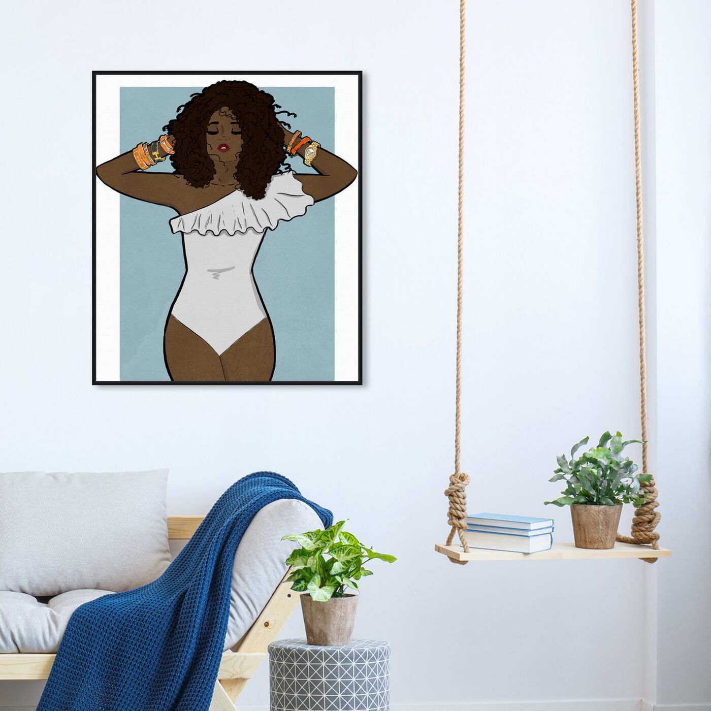 Hanging view of Swimsuit Beauty featuring fashion and glam and swimsuit art.