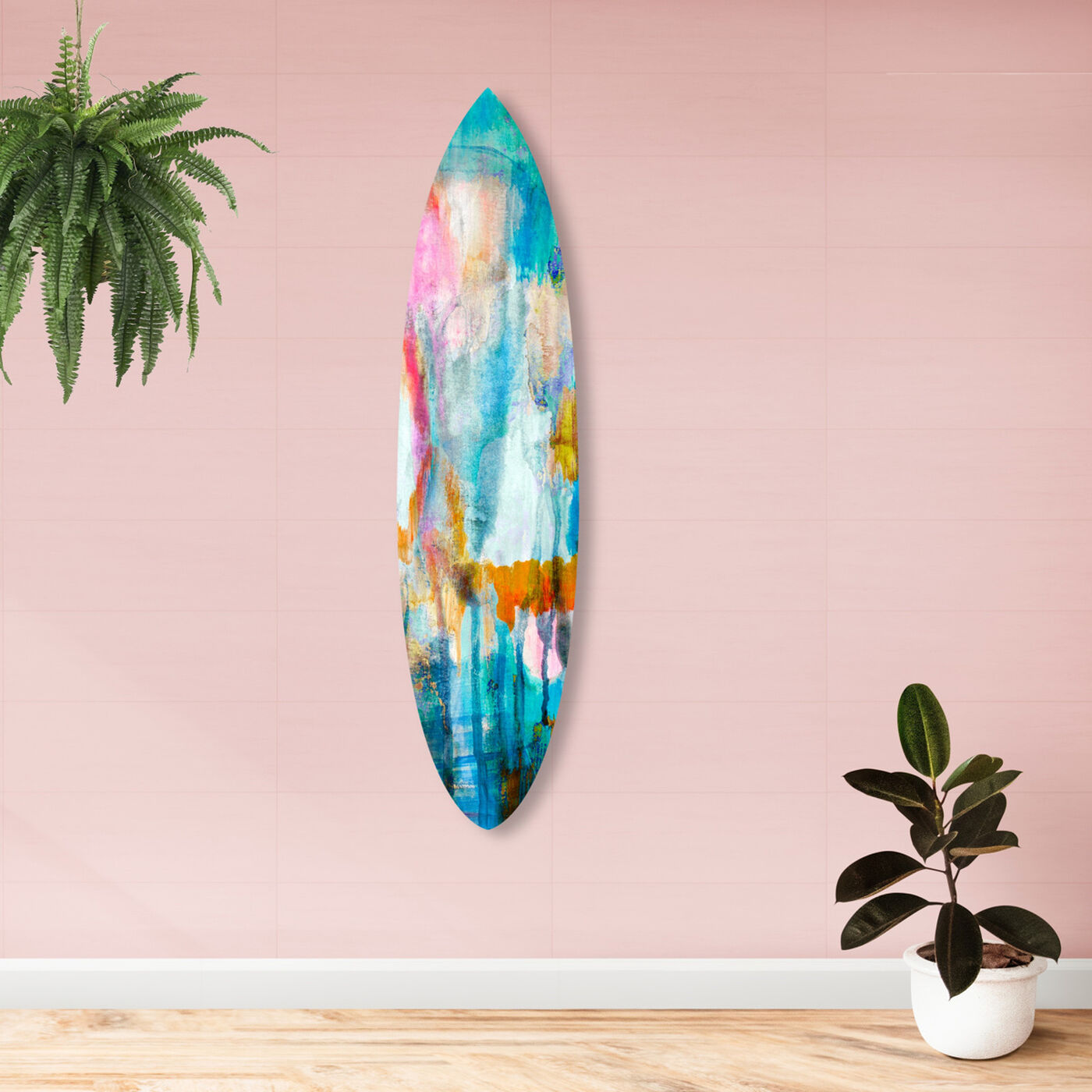 Watercolor Surfboard 2