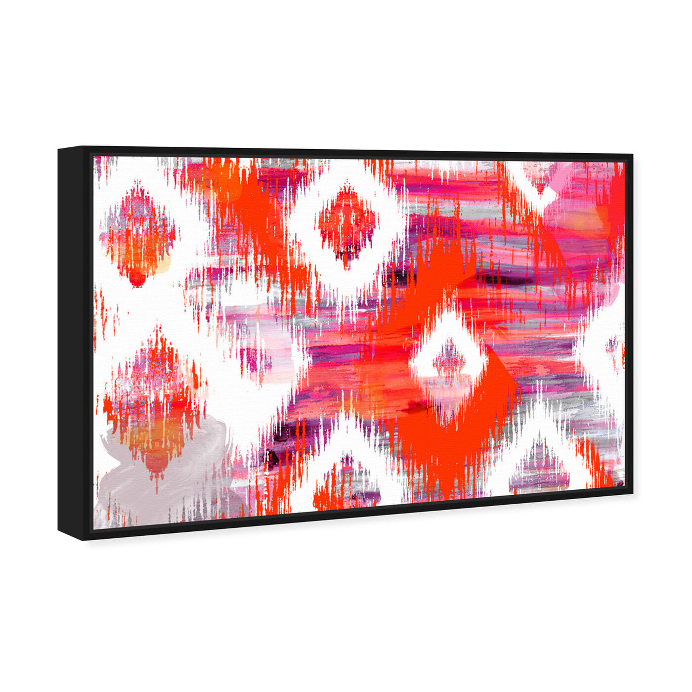 Angled view of Hello Summer! featuring abstract and geometric art.
