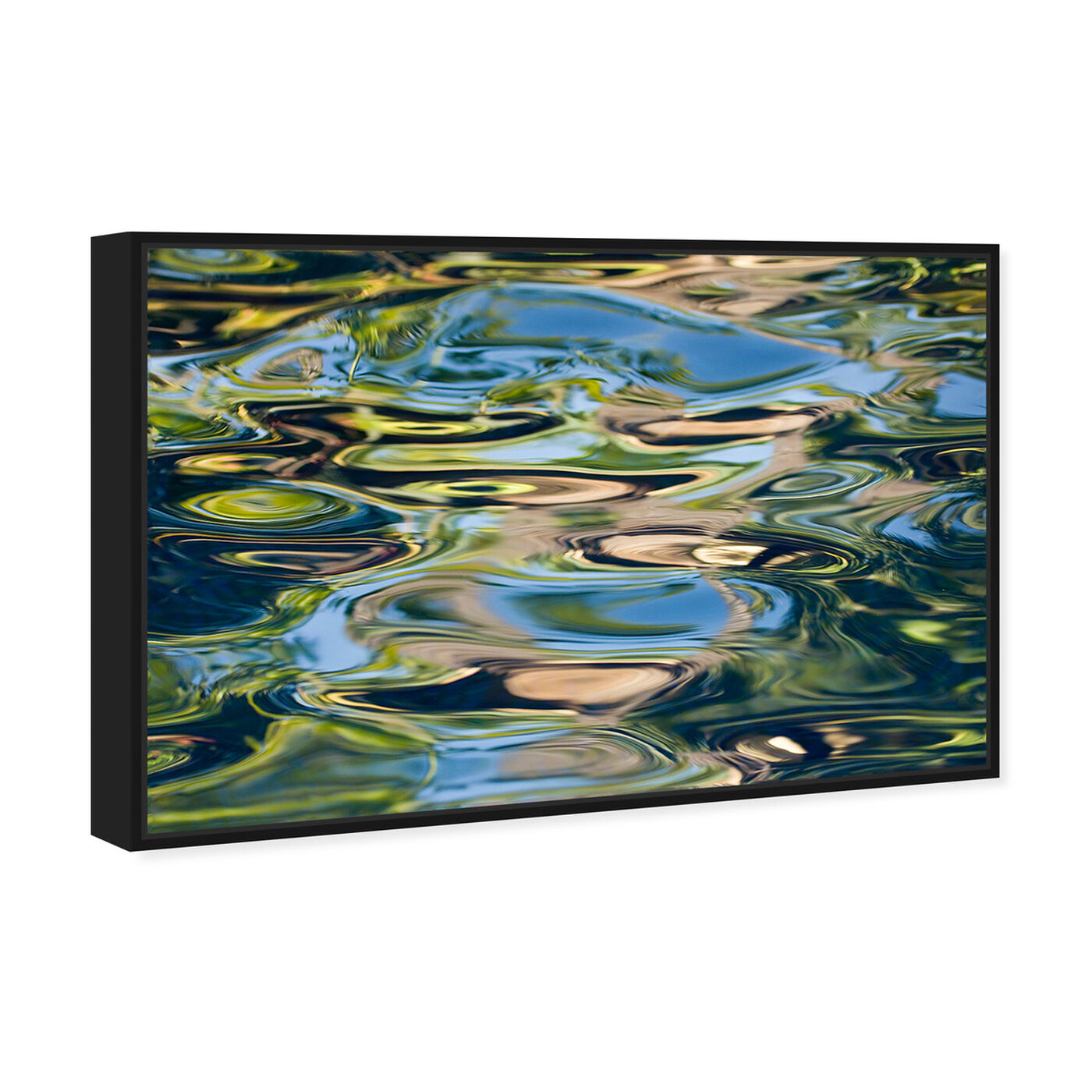 Angled view of Water Reflection by David Fleetham featuring nautical and coastal and coastal art.