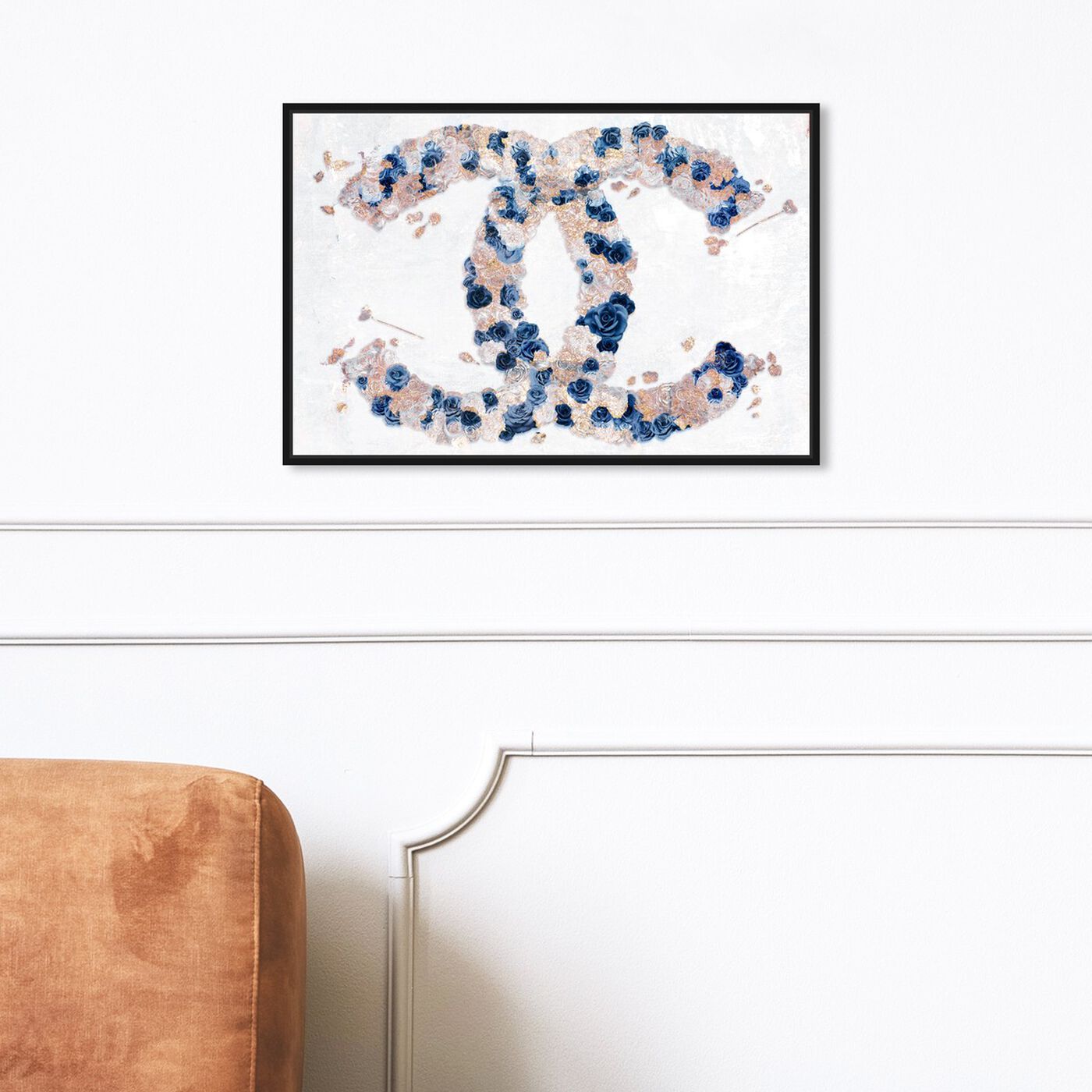 Hanging view of Dreaming of Classic Beauty Navy featuring fashion and glam and fashion art.