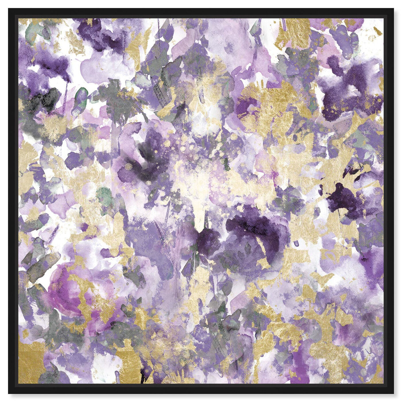Front view of Wilderness Amethyst featuring abstract and paint art.