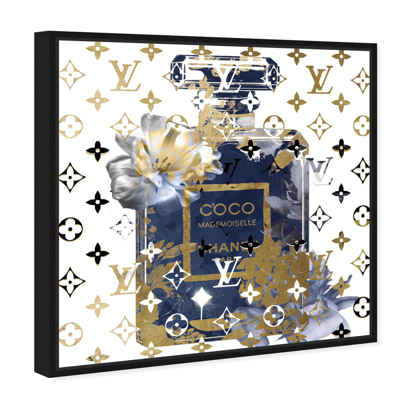 Angled view of Coco Blinded Love Sapphire featuring fashion and glam and perfumes art.