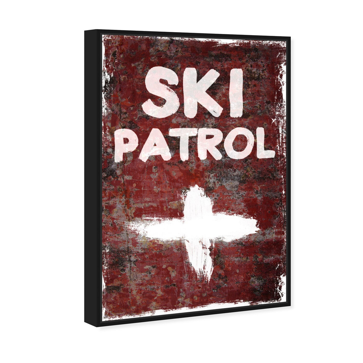 Angled view of SKI Patrol featuring sports and teams and skiing art.