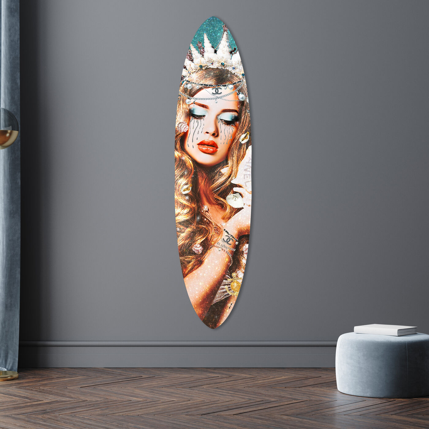 Tales of a Mermaid - Decorative Acrylic Surfboard