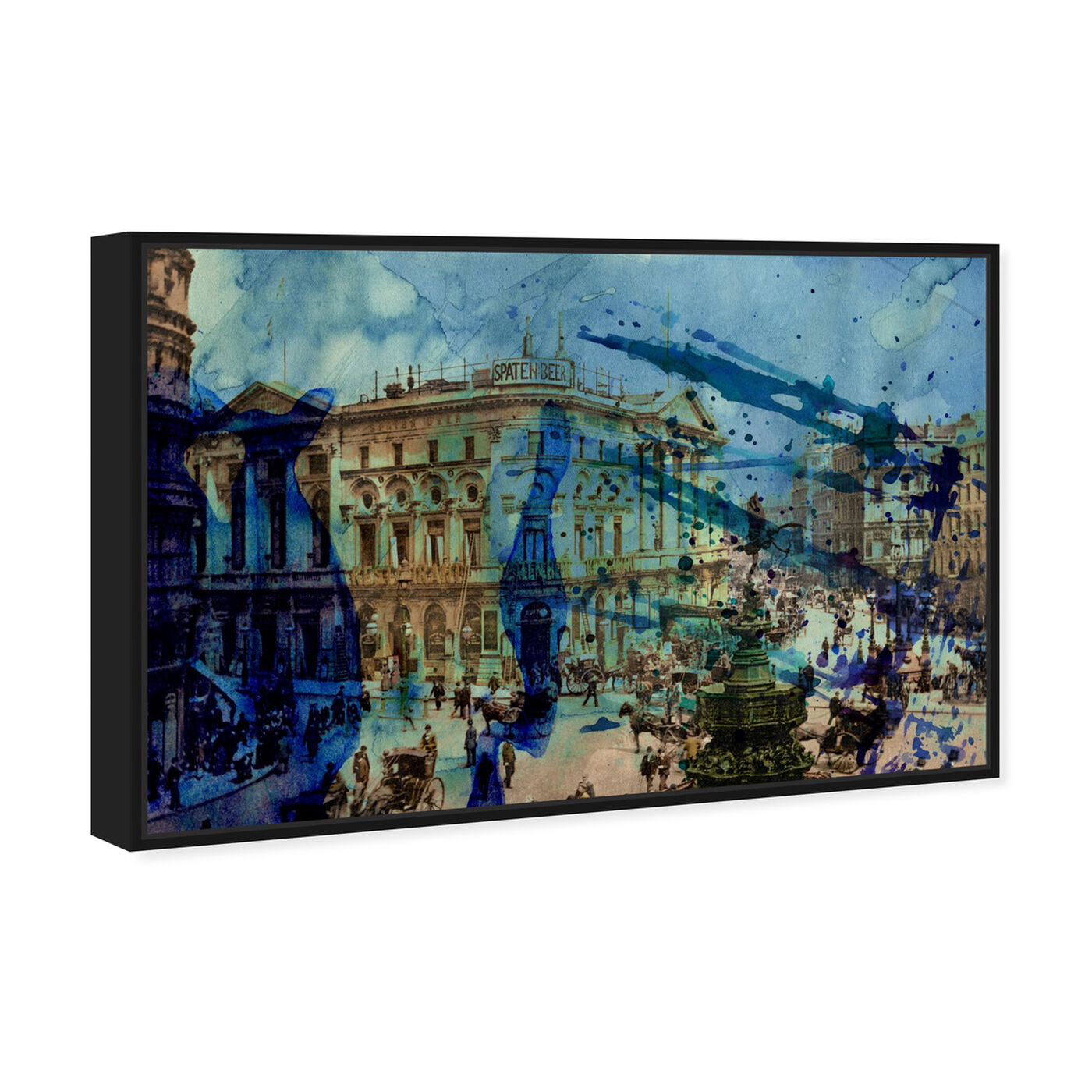 Angled view of Picadilly featuring world and countries and european cultures art.