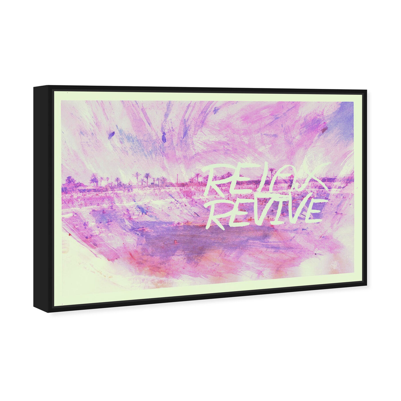Angled view of Revive featuring typography and quotes and quotes and sayings art.