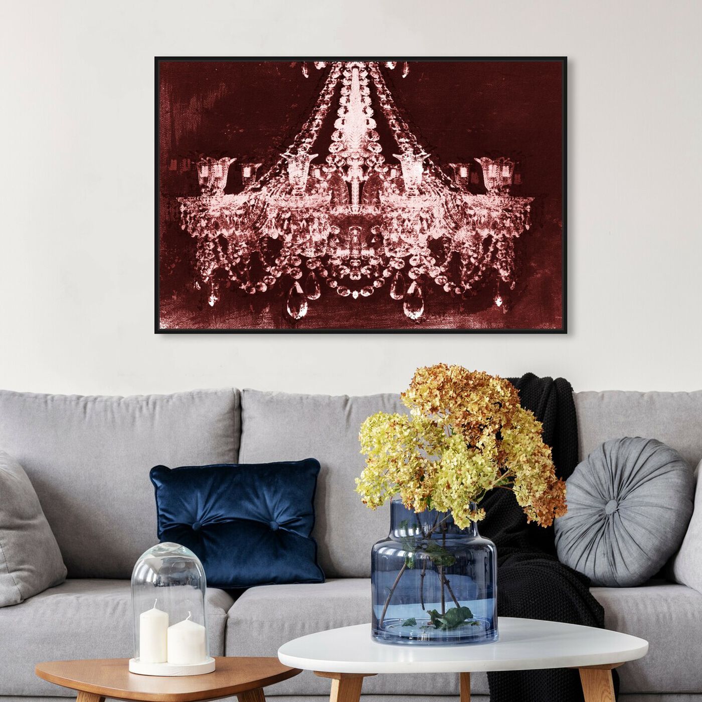 Hanging view of Dramatic Entrance Poison Apple II featuring fashion and glam and chandeliers art.