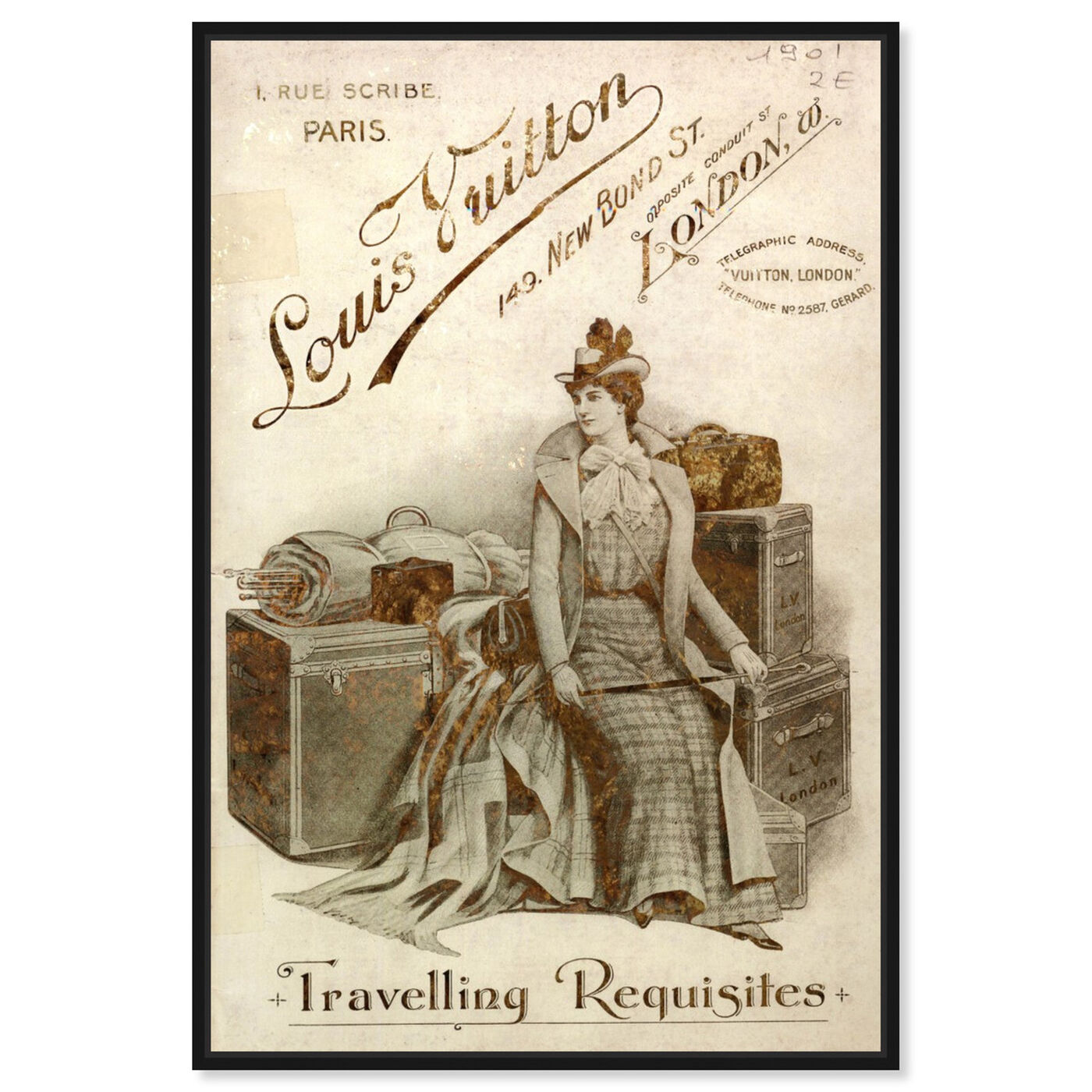 Front view of Travelling Requisites featuring fashion and glam and travel essentials art.