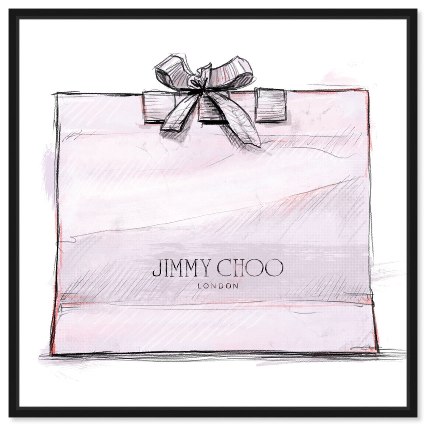 Front view of Shoe Craze Shopping Bag featuring fashion and glam and lifestyle art.