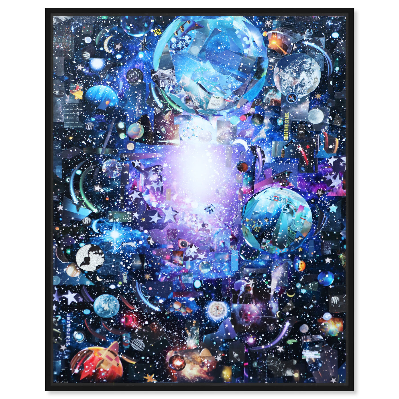Front view of Katy Hirschfeld - Galactic Stargazer featuring fantasy and sci-fi and fantasy art.