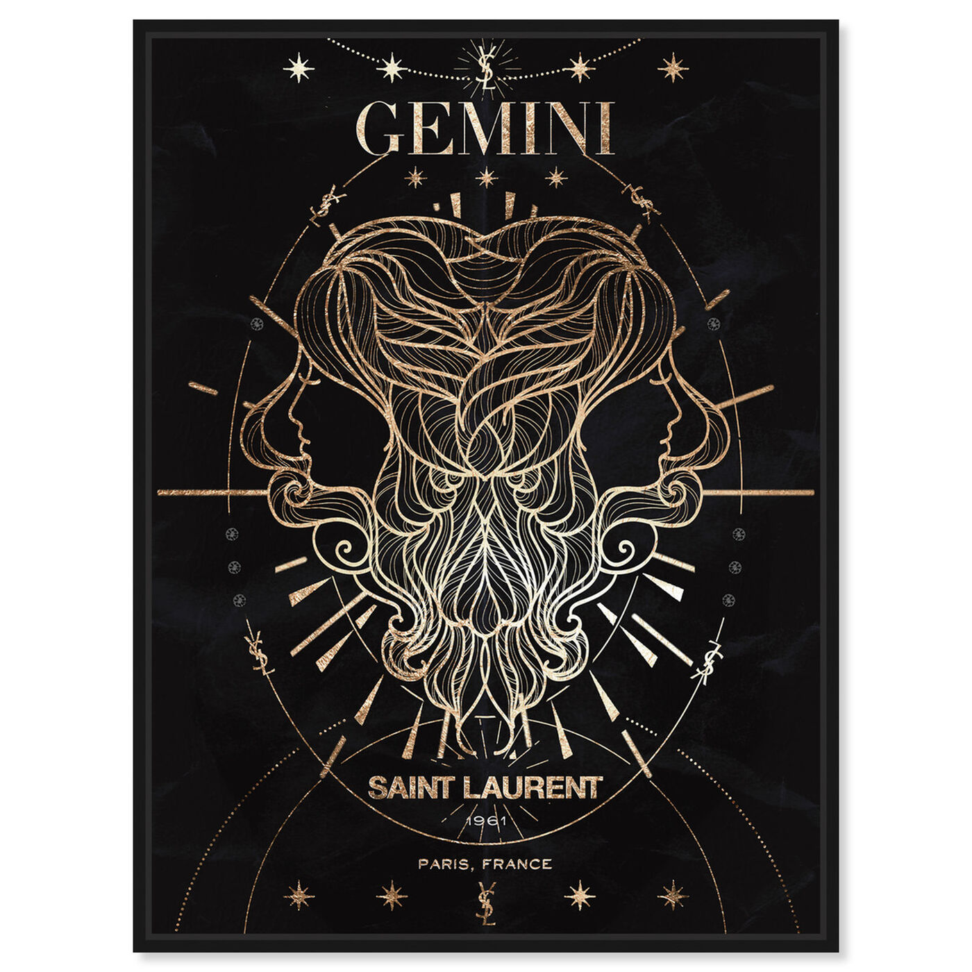 Front view of Mémoire d'un Gemini featuring fashion and glam and lifestyle art.