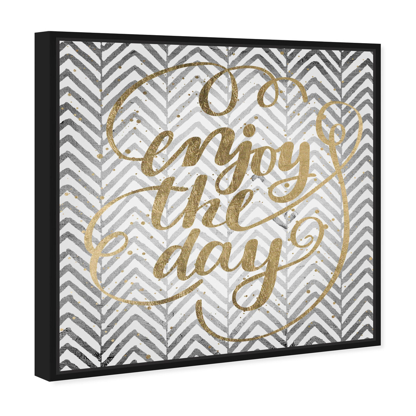 Angled view of Enjoy All Days featuring typography and quotes and inspirational quotes and sayings art.