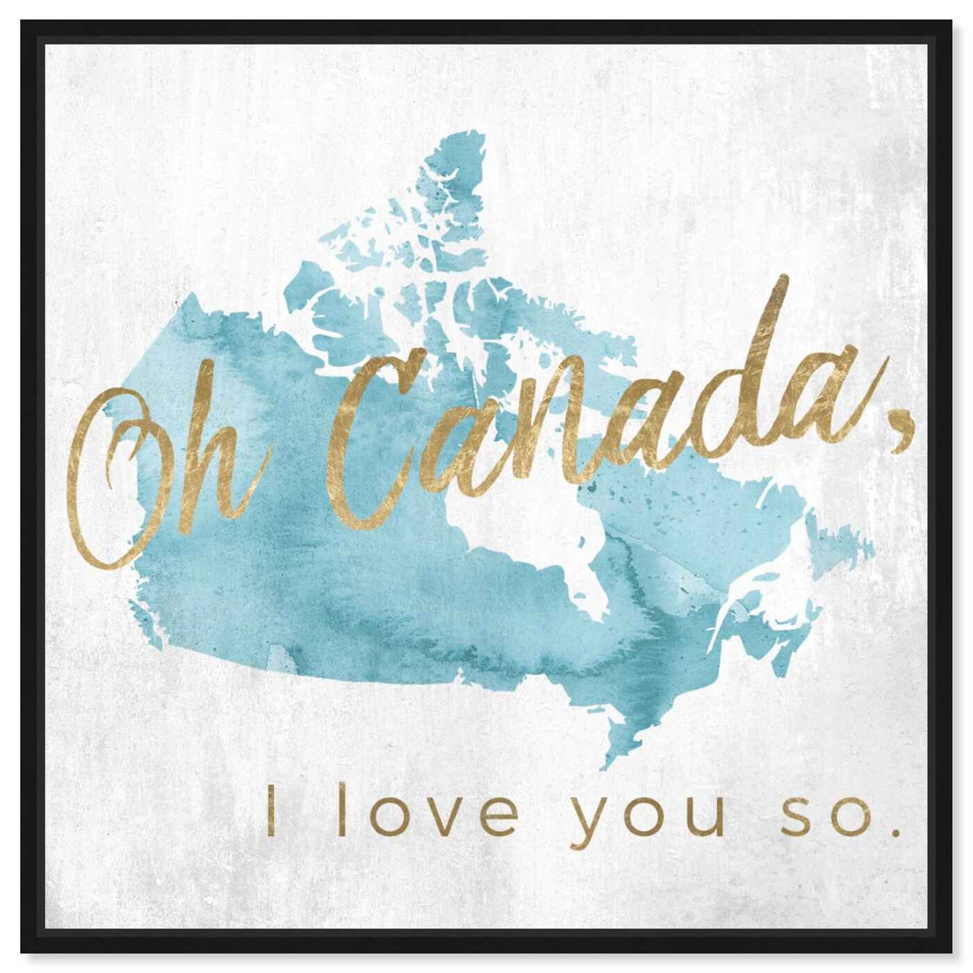 Front view of Canada I Love You So featuring world and countries and north american cultures art.
