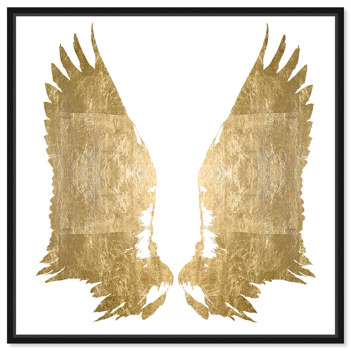 Front view of My Golden Wings Gold Foil featuring fashion and glam and wings art.