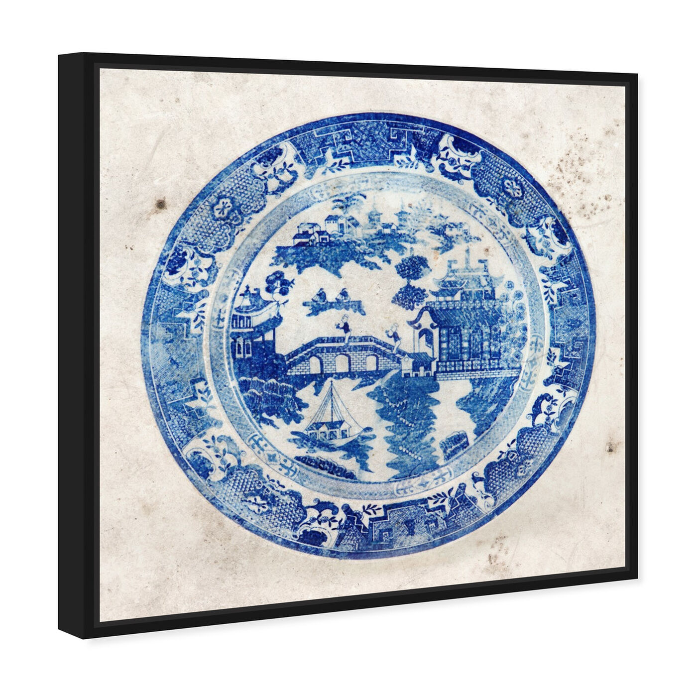 Angled view of Fajans China featuring world and countries and asian cultures art.