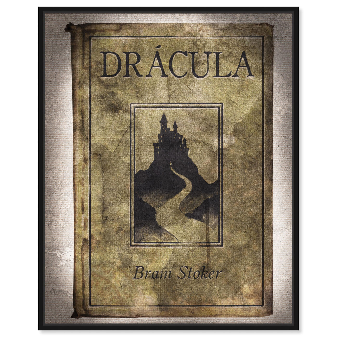 Front view of Dracula featuring fantasy and sci-fi and science fiction art.