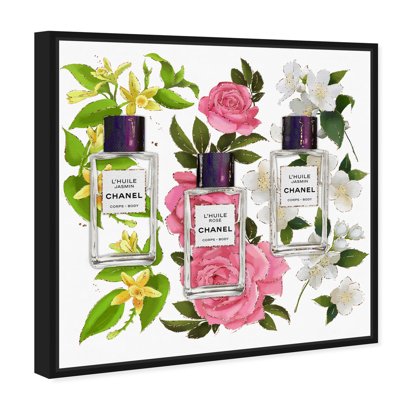 Angled view of Absolutely Fragrant featuring fashion and glam and perfumes art.