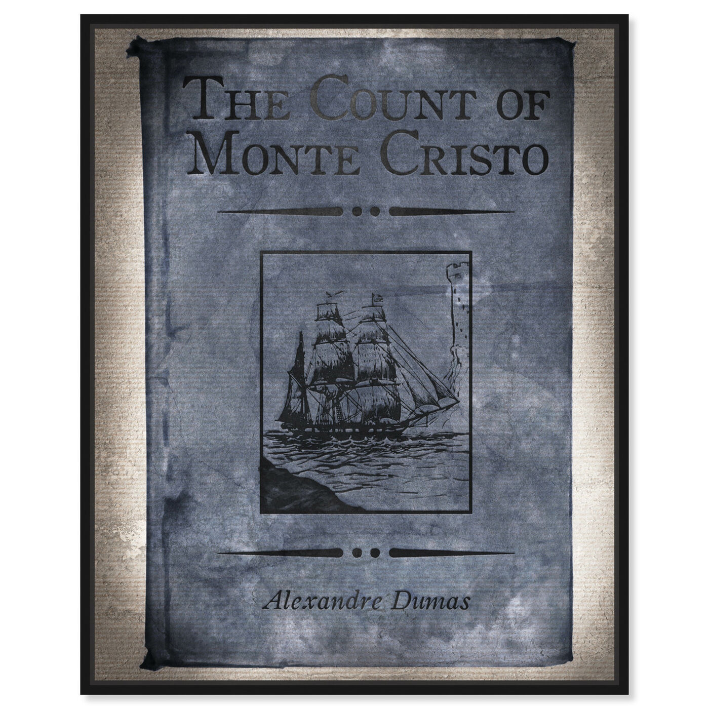 Front view of Count of Monte Cristo featuring advertising and posters art.