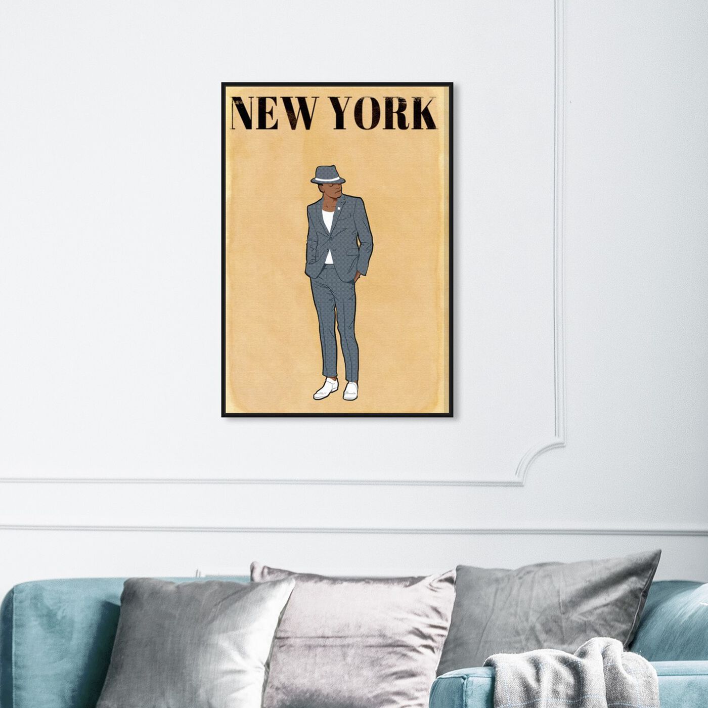 Hanging view of Esquire Gentleman featuring fashion and glam and outfits art.