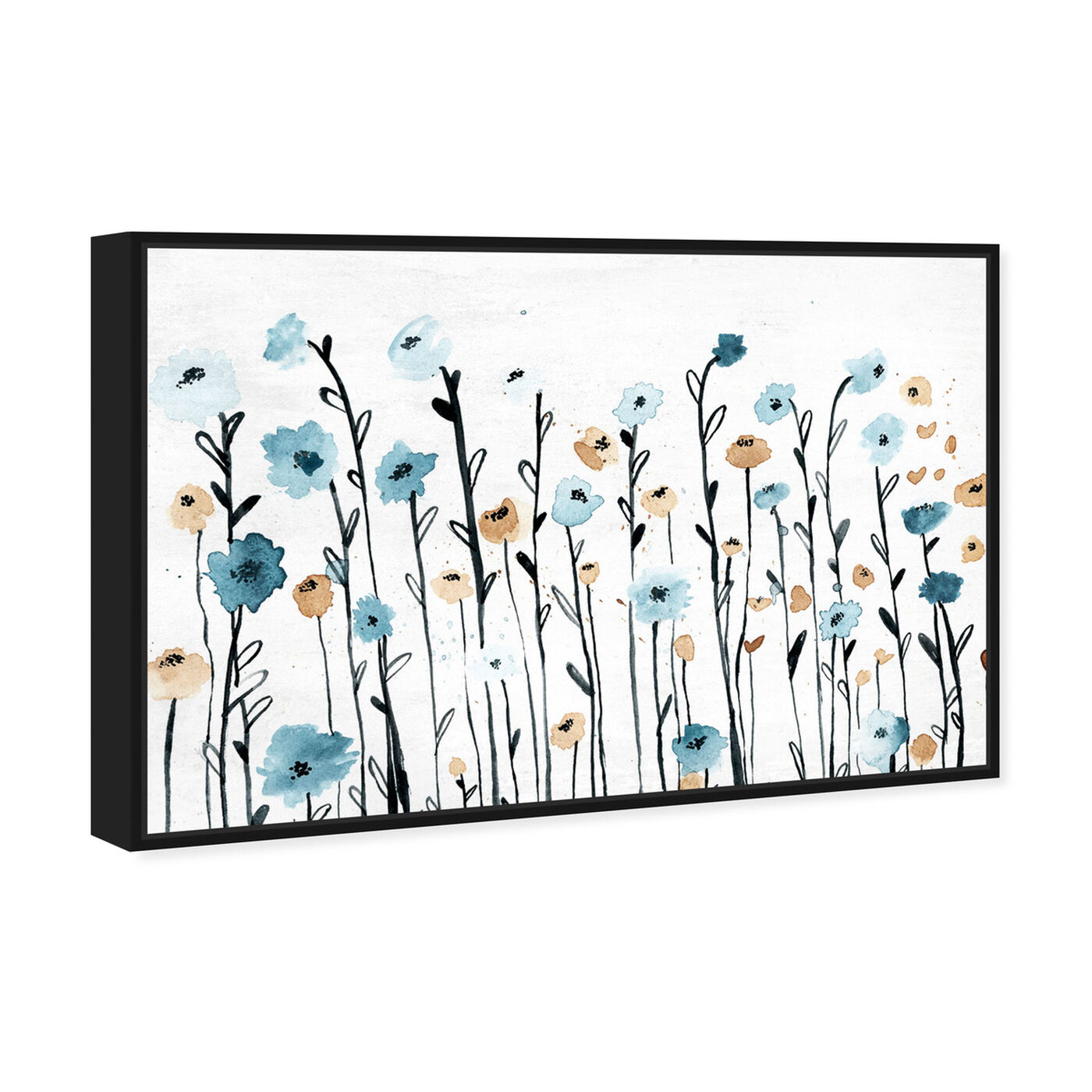 Angled view of Beautiful Growth featuring floral and botanical and florals art.