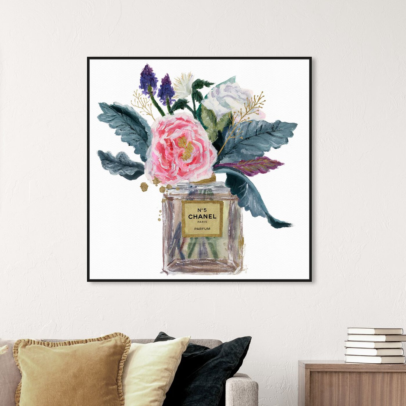 Hanging view of Eau de Peony featuring fashion and glam and perfumes art.