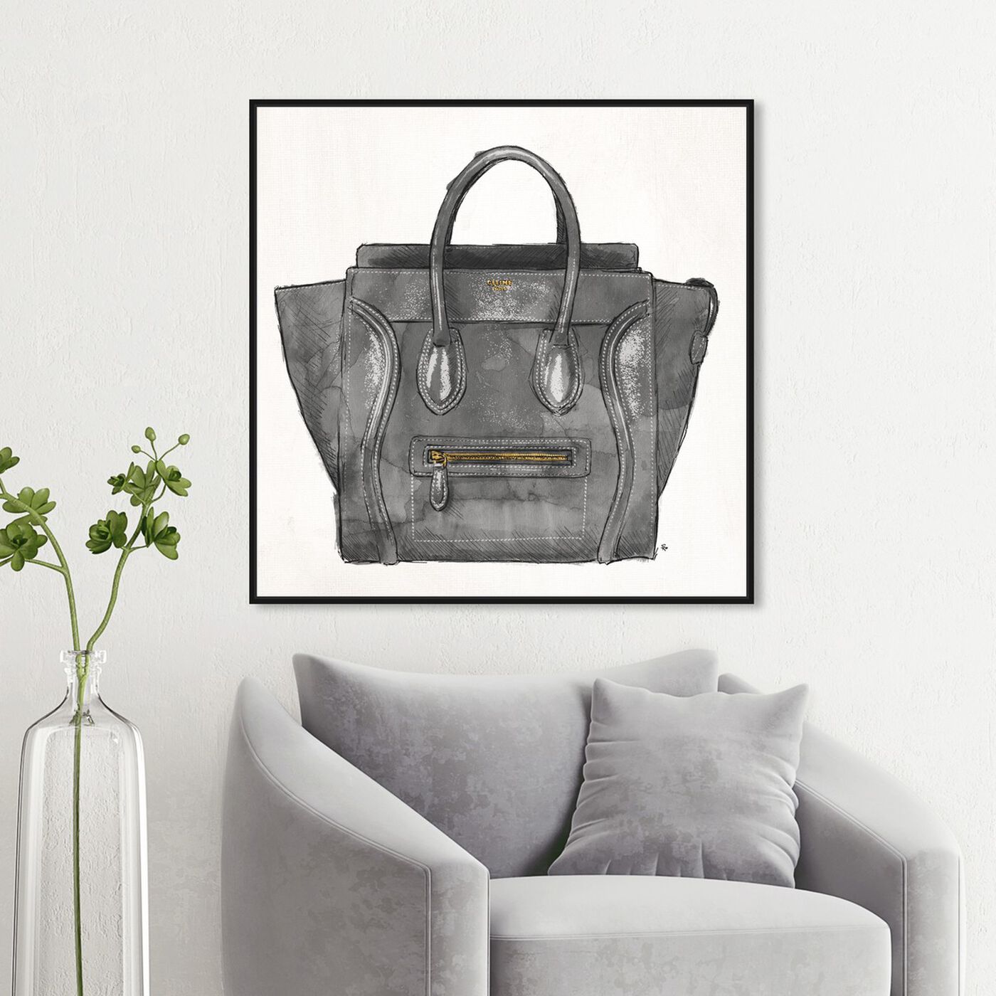Hanging view of My Sidekick featuring fashion and glam and handbags art.