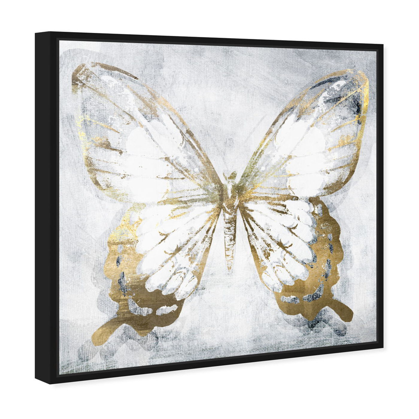 Angled view of Butterfly Eroded featuring animals and insects art.