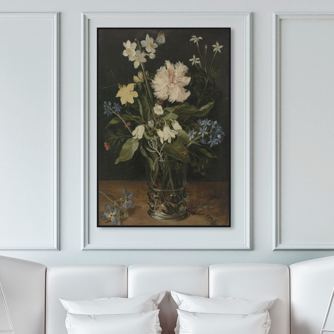 Hanging view of Flower Arrangement VI - The Art Cabinet featuring floral and botanical and florals art.