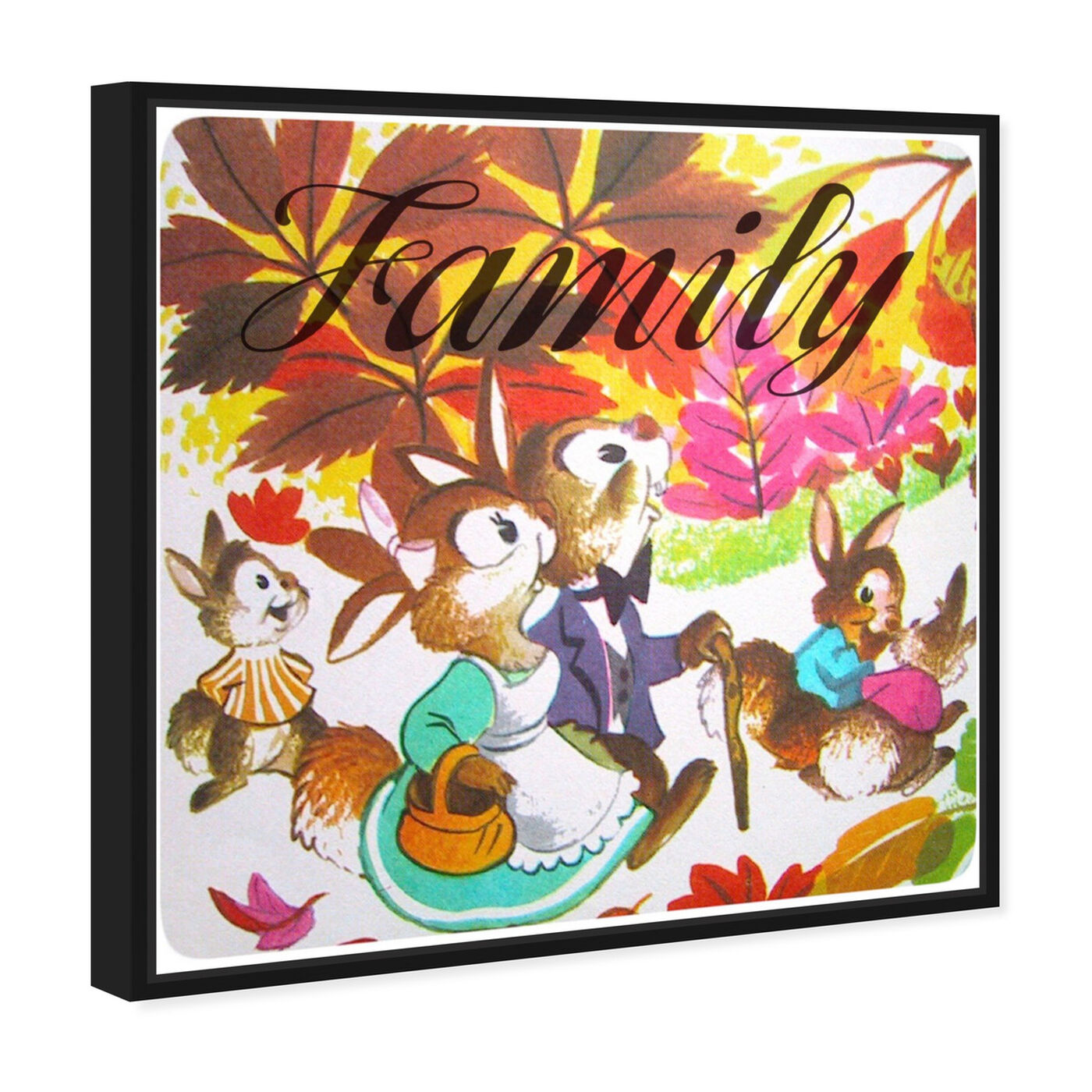 Angled view of Family featuring animals and farm animals art.