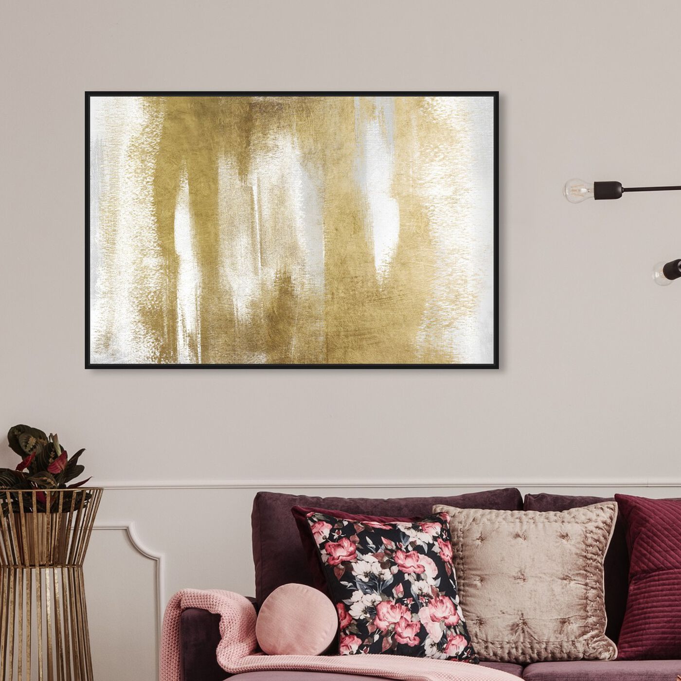 Hanging view of Behold featuring abstract and textures art.