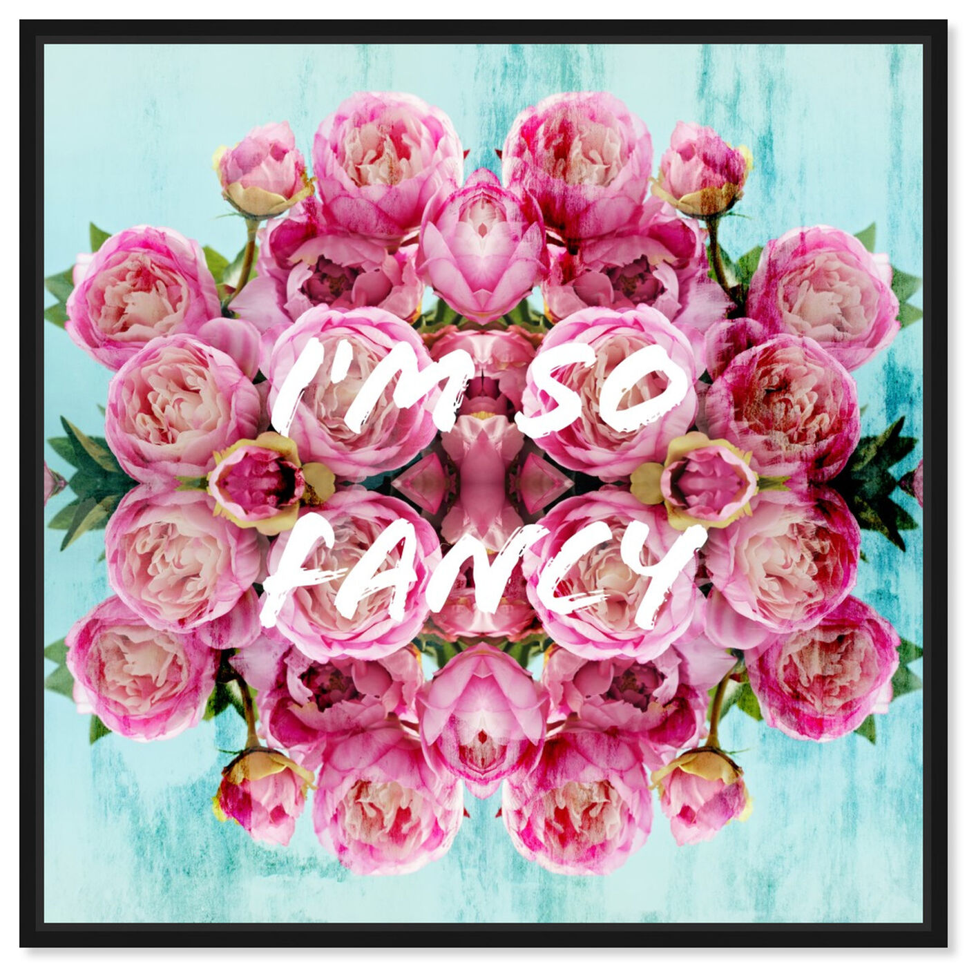 Front view of So Fancy I featuring typography and quotes and fashion quotes and sayings art.