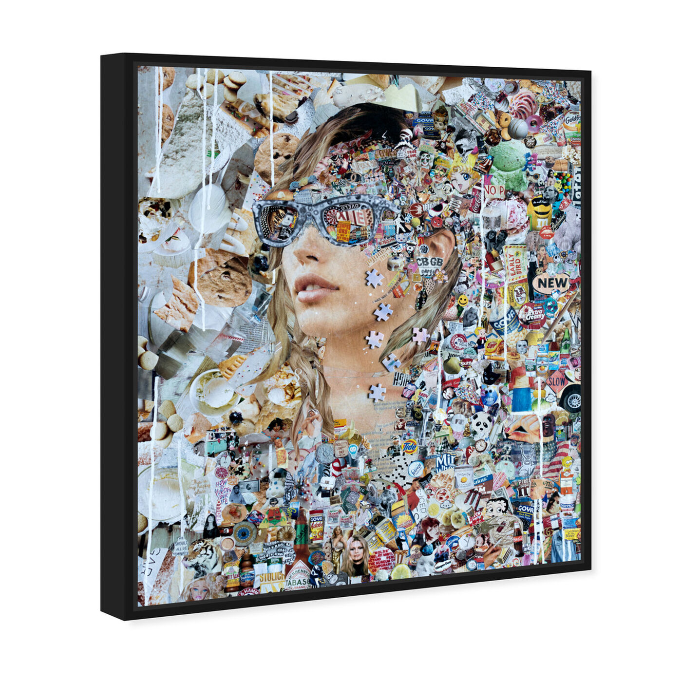 Angled view of Katy Hirschfeld - Never Hide featuring fashion and glam and portraits art.