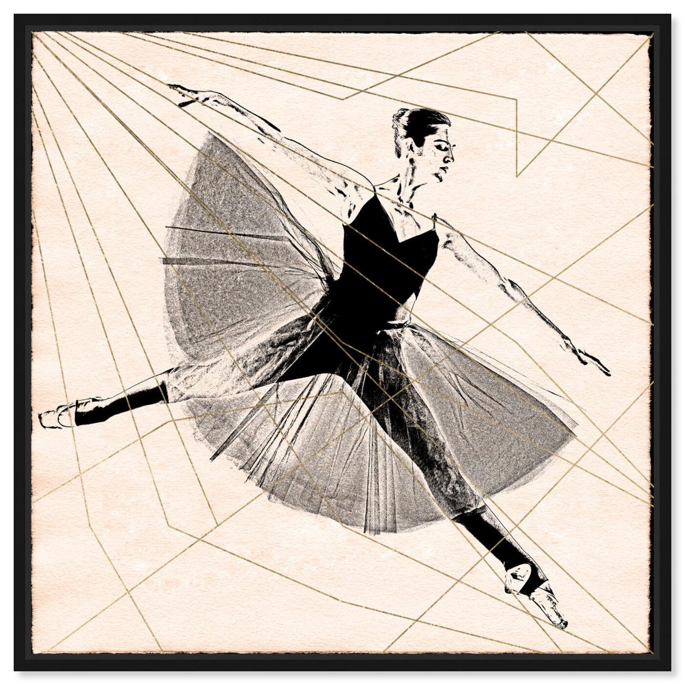 Front view of Ballet I Print featuring sports and teams and ballet art.